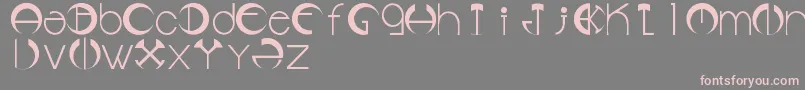 LmsDaqsCircleOfLove Font – Pink Fonts on Gray Background