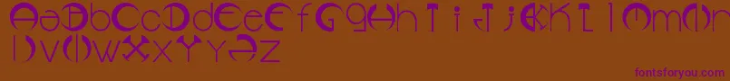 LmsDaqsCircleOfLove Font – Purple Fonts on Brown Background