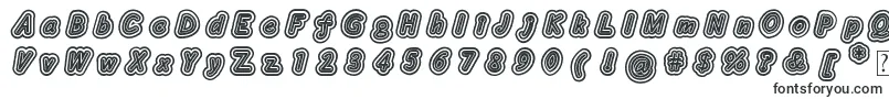 Шрифт Layeradri – высокие шрифты