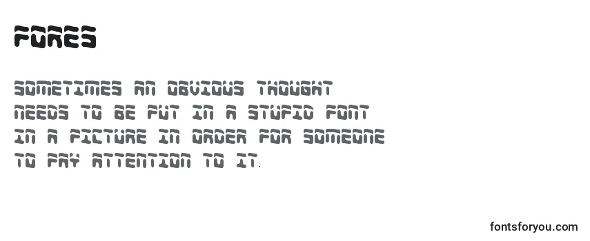 Fores Font
