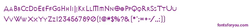 Avalonquest Font – Purple Fonts on White Background