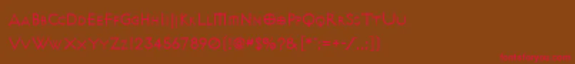 Avalonquest Font – Red Fonts on Brown Background