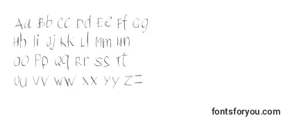 Schriftart Pwbrushscript