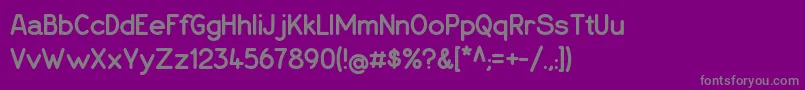 Espressodolce Font – Gray Fonts on Purple Background