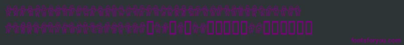 Voodoodolls Font – Purple Fonts on Black Background