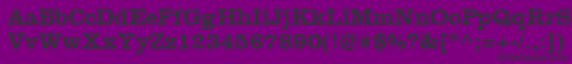 IntroitSsi Font – Black Fonts on Purple Background