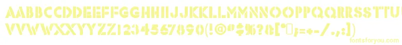 RafikaRegular Font – Yellow Fonts