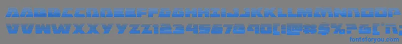 Eaglestrikegrad Font – Blue Fonts on Gray Background