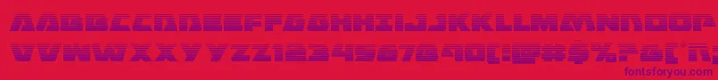 Eaglestrikegrad Font – Purple Fonts on Red Background