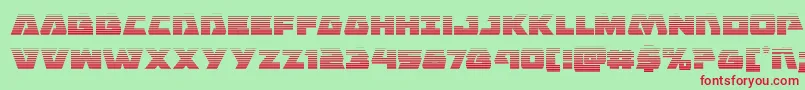 Eaglestrikegrad Font – Red Fonts on Green Background