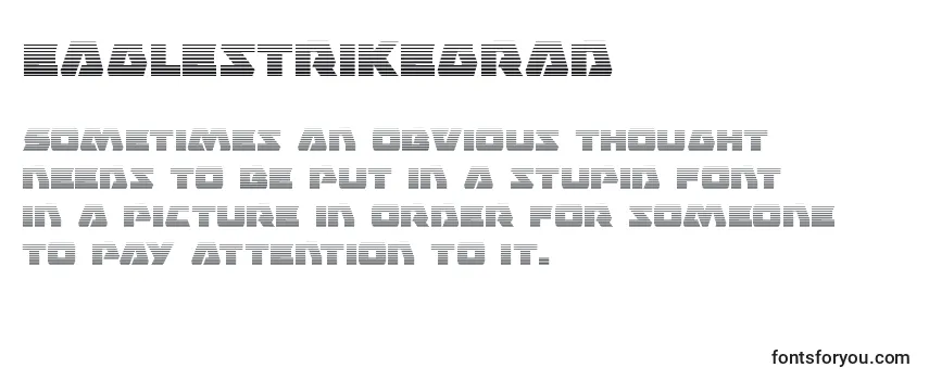 Review of the Eaglestrikegrad Font