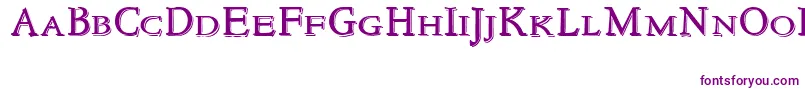 NewstylesmallcapsEmbossed-Schriftart – Violette Schriften