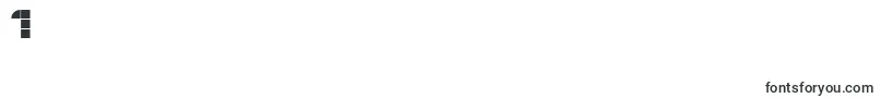 QuarterroundTile Font – Fonts for Digit 1