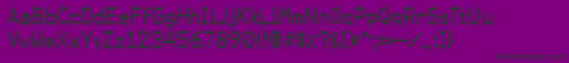 Шрифт Karmasuture – чёрные шрифты на фиолетовом фоне