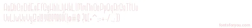 Elevant Font – Pink Fonts on White Background