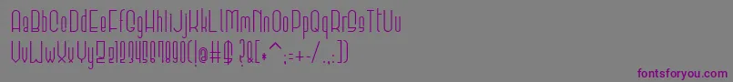 Elevant Font – Purple Fonts on Gray Background