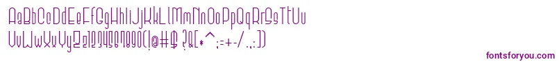 Шрифт Elevant – фиолетовые шрифты