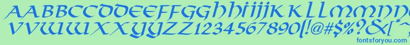 More about VikingNormalItalic Font VikingNormalItalic Font – Blue Fonts on Green Background