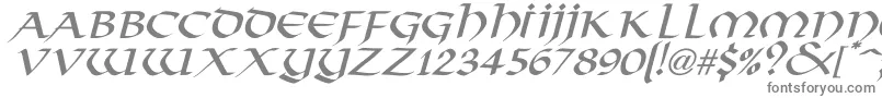 Шрифт VikingNormalItalic – серые шрифты