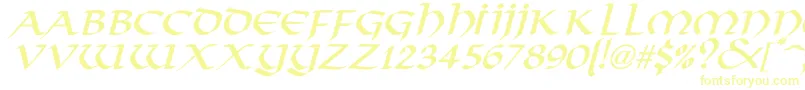 VikingNormalItalic Font – Yellow Fonts