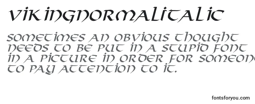 VikingNormalItalic Font