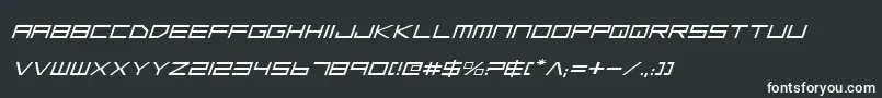 fuente LowGunScreenExpandedItalic – Fuentes Blancas Sobre Fondo Negro