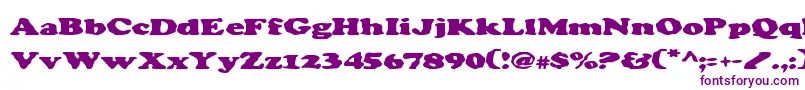 Charv2 Font – Purple Fonts on White Background
