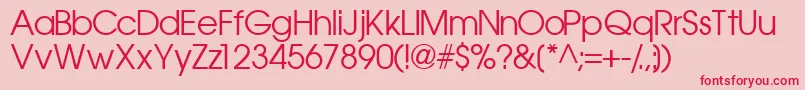 More about Trendexssk Font Trendexssk Font – Red Fonts on Pink Background