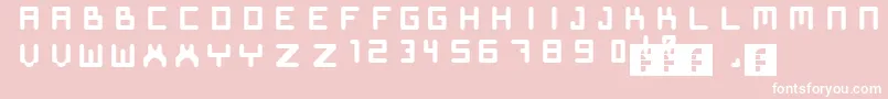 Seppefont Font – White Fonts on Pink Background