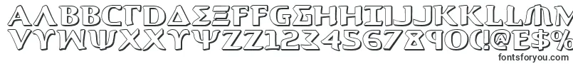 Шрифт Aegis3D – 3D шрифты