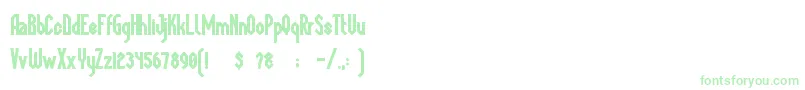 MegapolisBlack-Schriftart – Grüne Schriften