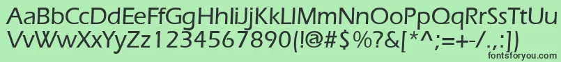 ErlangenmeddbBold Font – Black Fonts on Green Background