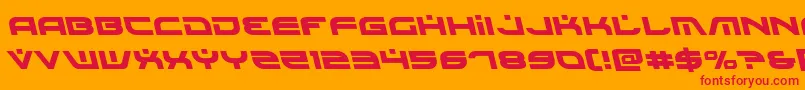 Battlefieldv4left Font – Red Fonts on Orange Background