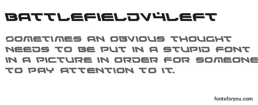 Battlefieldv4left フォントのレビュー
