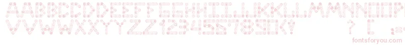 Cjmeccanector Font – Pink Fonts on White Background