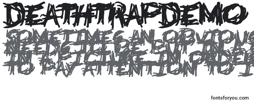 DeathtrapDemo Font