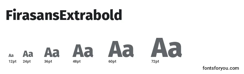 FirasansExtrabold Font Sizes