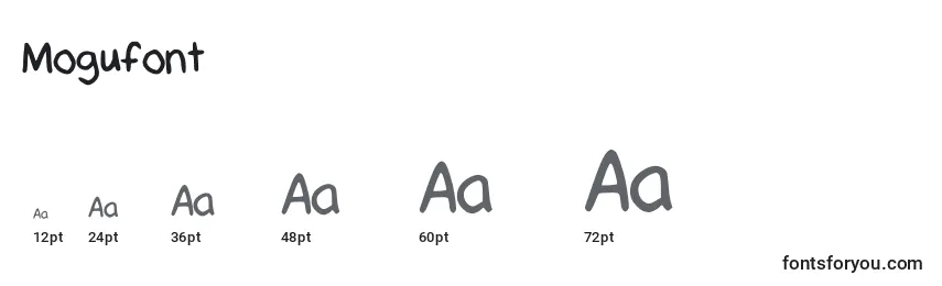 Mogufont Font Sizes