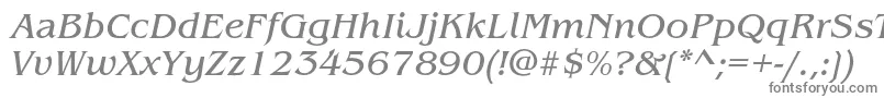 Шрифт BenguiatstdBookitalic – серые шрифты