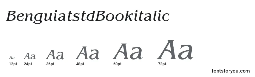 Размеры шрифта BenguiatstdBookitalic
