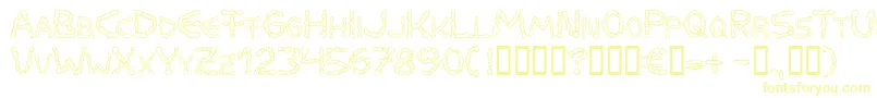 MilkdropsCold Font – Yellow Fonts