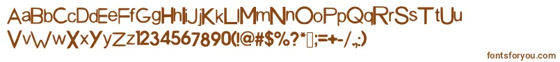 Fonte SanDiegoFont – fontes marrons