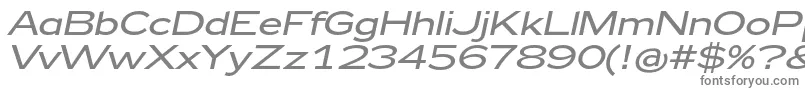 Шрифт Zeppelin42Italic – серые шрифты