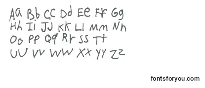 Обзор шрифта IEatCrayons