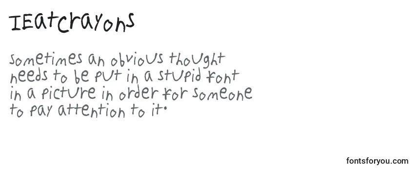 IEatCrayons Font