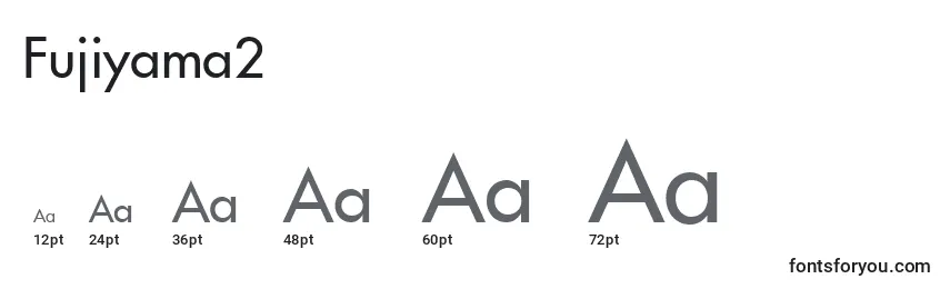 Fujiyama2 Font Sizes