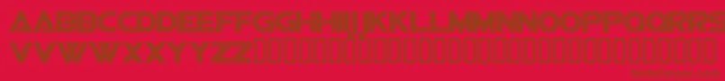 En savoir plus sur la police Vipesrg Police Vipesrg – polices brunes sur fond rouge