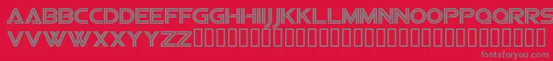 Vipesrg Font – Gray Fonts on Red Background