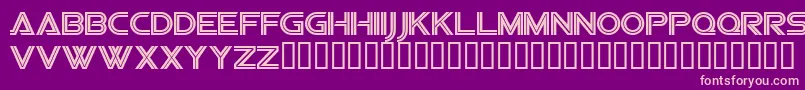 Vipesrg Font – Pink Fonts on Purple Background