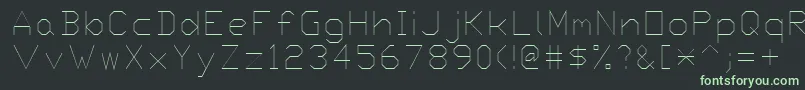 Proxy6 Font – Green Fonts on Black Background